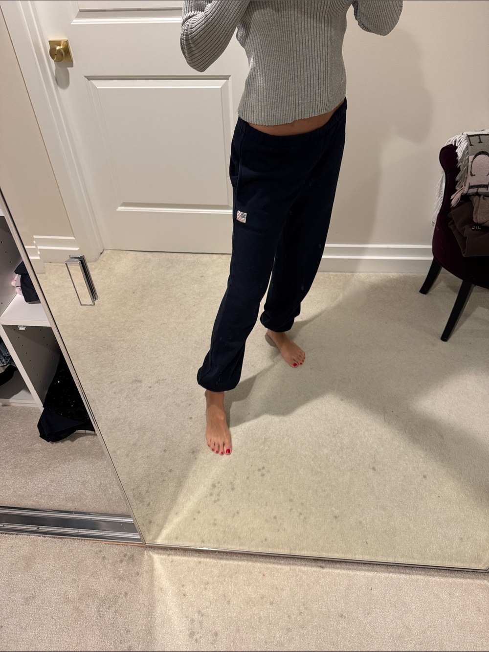 Brandy Melville Dark Navy Kids Jogger Pants